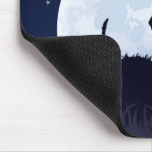 TAPIS DE SOURIS LES LIÈVRES DE BLANC DE CREGGAN (Coin)