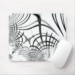 Tapis De Souris Les lignes grises traversées nous rappellent les d
