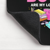 Tapis De Souris Les Livres Sont Mon Amour Langue Lecture Louvain B (Coin)