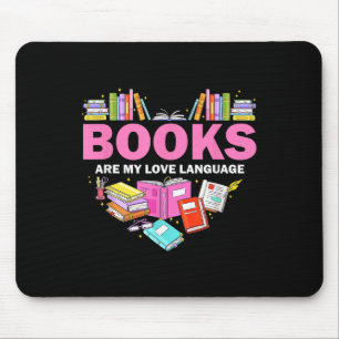 Tapis De Souris Les Livres Sont Mon Amour Langue Lecture Louvain B