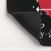 Tapis De Souris Les maths sont ma Saint-Valentin Géométrie Prof de (Coin)