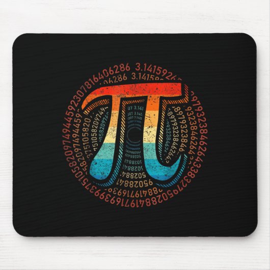 Tapis De Souris Les maths sont simples comme Pi Prof de maths Bonn (Devant)