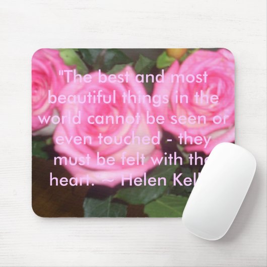 Tapis De Souris "Les meilleures et les plus belles choses i… (Avec souris)