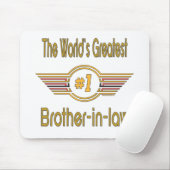 Tapis De Souris Les meilleurs cadeaux de beau-frère (Avec souris)