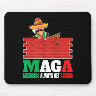Tapis De Souris Les Mexicains traversent toujours les hommes anti-
