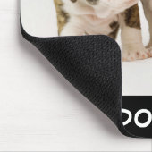 Tapis De Souris Les Mignons Bulldogs gouvernent les Chiens chiots (Coin)