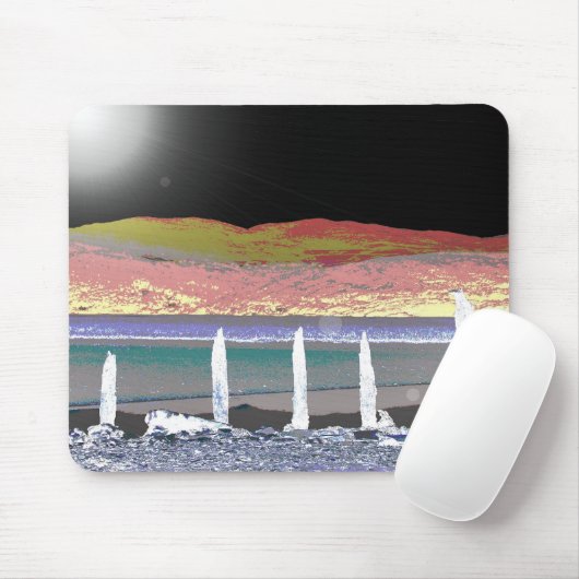 TAPIS DE SOURIS LES MONTAGNES (Avec souris)