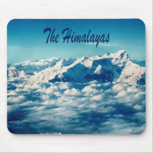 Tapis De Souris Les montagnes de l'Himalaya avec un texte