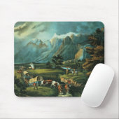 Tapis De Souris Les montagnes rocheuses (Avec souris)