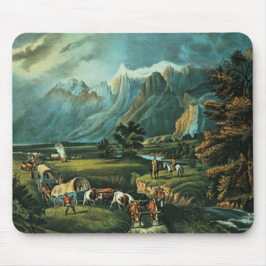 Tapis De Souris Les montagnes rocheuses (Devant)