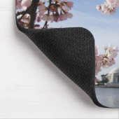 Tapis De Souris Les monuments | Jefferson Memorial Cherry Blossoms (Coin)