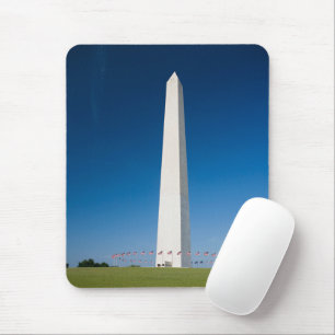 Tapis De Souris Les monuments Washington Monument avec drapeaux