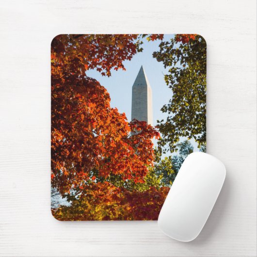 Tapis De Souris Les monuments | Washington Monument en automne (Avec souris)