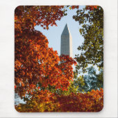 Tapis De Souris Les monuments | Washington Monument en automne (Devant)
