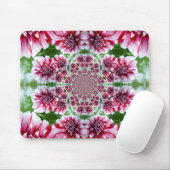 Tapis De Souris Les nuances du rose fleurit Mousepad (Avec souris)