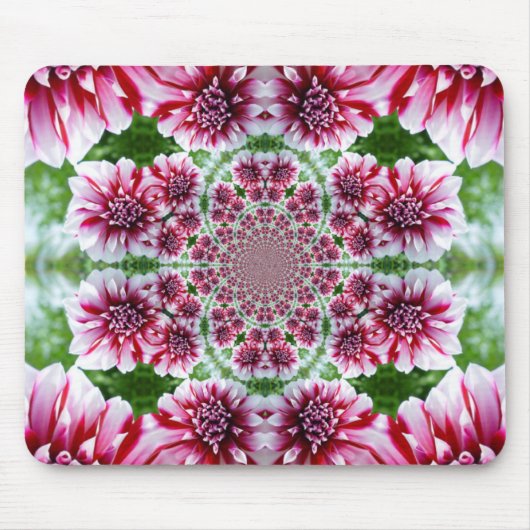 Tapis De Souris Les nuances du rose fleurit Mousepad (Devant)