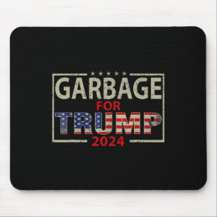 Tapis De Souris Les ordures pour Trump 2024 Tee - shirts Trump Sup