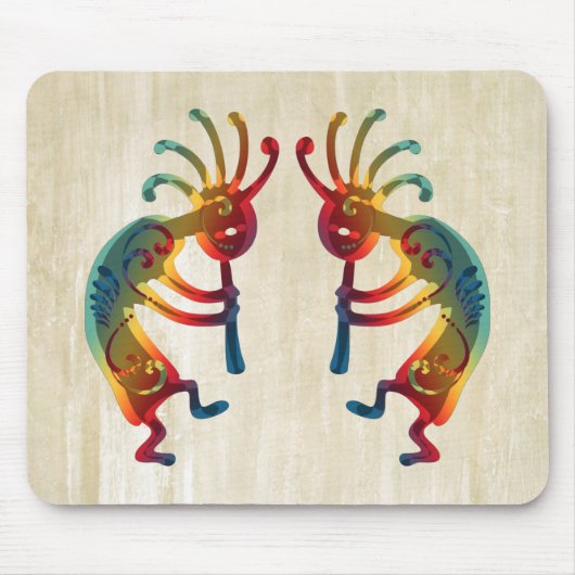 Tapis De Souris Les ornements KOKOPELLI + vos idées (Devant)