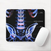 Tapis De Souris Les os du bas du dos (Avec souris)