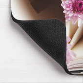 Tapis De Souris Les pages d'un livre transformé en coeur forment (Coin)