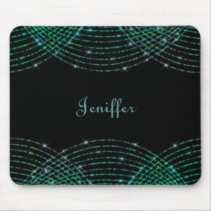 Tapis De Souris Les parties scintillantes abstraites balancent le