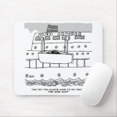 Tapis De Souris Les passerelles en croisière se cachent dans un ba (Avec souris)