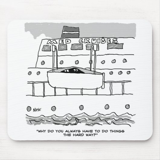 Tapis De Souris Les passerelles en croisière se cachent dans un ba (Devant)