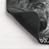 Tapis De Souris Les pattes… soient toujours. Chat drôle (Coin)