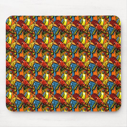 Tapis De Souris Les perroquets (Devant)