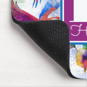 Tapis De Souris Les perroquets de style d'aquarelle | ajoutent (Coin)