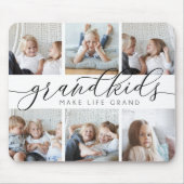 Tapis De Souris Les petits font la vie grand | Collage de photos (Devant)