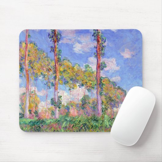 Tapis De Souris Les peupliers au soleil, Monet (Avec souris)