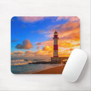 Tapis De Souris Les phares Phare d'Itapuã Brésil