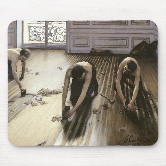 Tapis De Souris Les planeuses de parquet, 1875 (Devant)