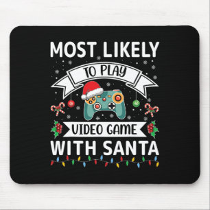 Tapis De Souris Les Plus Probables De Jouer Jeu Vidéo Avec Père No