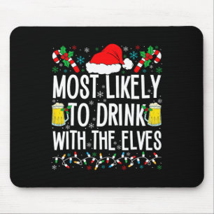 Tapis De Souris Les Plus Susceptibles De Boire Avec Les Elfes Elf