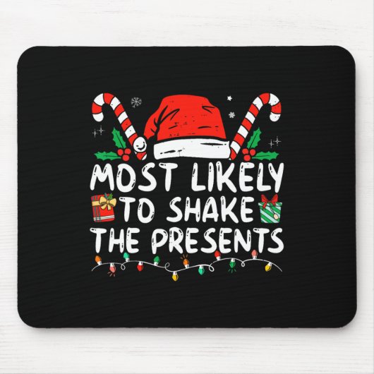 Tapis De Souris Les Plus Susceptibles De Secouer Présente Famille  (Devant)