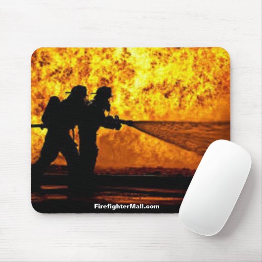 Tapis De Souris Les pompiers attaquent Mousepad (Avec souris)
