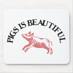Tapis De Souris Les porcs est beau