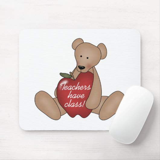 Tapis De Souris Les professeurs d'ours ont la classe (Avec souris)