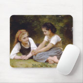 Tapis De Souris Les ramasseurs d'écrou par W.A. Bouguereau (Avec souris)