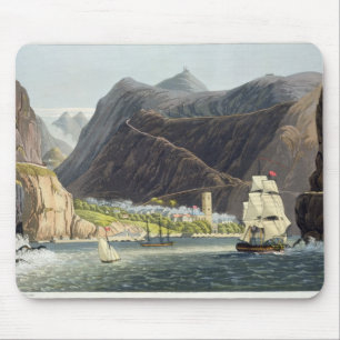 Tapis De Souris Les routes, Ste.Hélène, gravée par Robert Havel