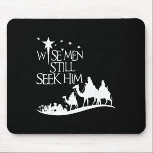 Tapis De Souris Les sages cherchent encore Lui Noël chrétien Jésus