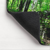 Tapis De Souris Les sentiers de la forêt à Wales Neath Valley (Coin)