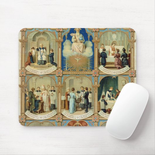 Tapis De Souris Les sept sacrements (Avec souris)