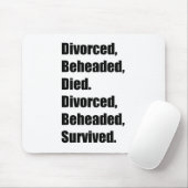 Tapis De Souris Les six épouses de Henry VIII (Avec souris)