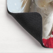 Tapis De Souris Les Snowflakes de Horloge (Coin)