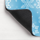Tapis De Souris Les Snowflakes Sur Aqua (Coin)