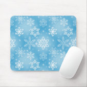 Tapis De Souris Les Snowflakes Sur Aqua (Avec souris)