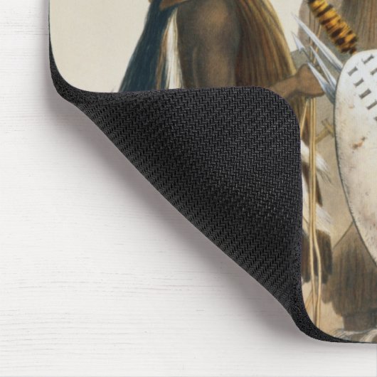 Tapis De Souris Les soldats de zoulou d'Army du Roi Panda's, (Coin)